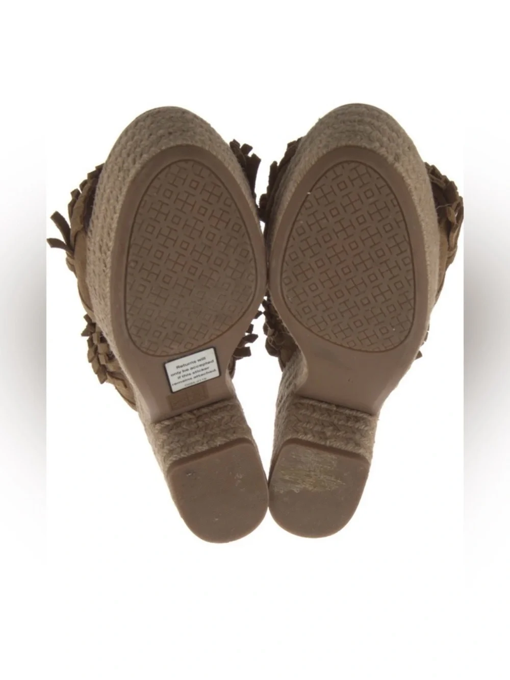 New ✨ Tory Burch Fringe Suede Espadrilles New Suede